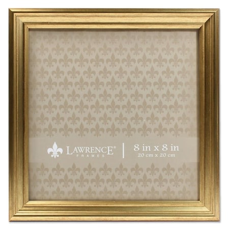 Dare2Decor 8 x 8 in. Sutter Burnished Picture Frame; Gold DA1592275